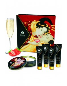 kit secret de geisha vin petillant fraise
